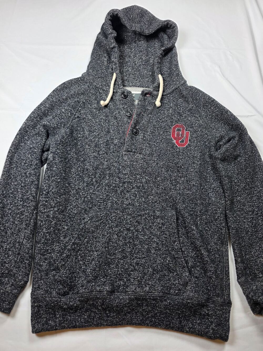 Colosseum Athletics "Own The Stands" Oklahoma Sooners Henley Pullover Hoodie